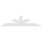 Ekena Millwork Richland Architectural Grade PVC Gable Bracket, 84"W x 21"H x 2"D x 6"F, 6/12 Pitch GBP084X21X0206RIC00 - alternate 2